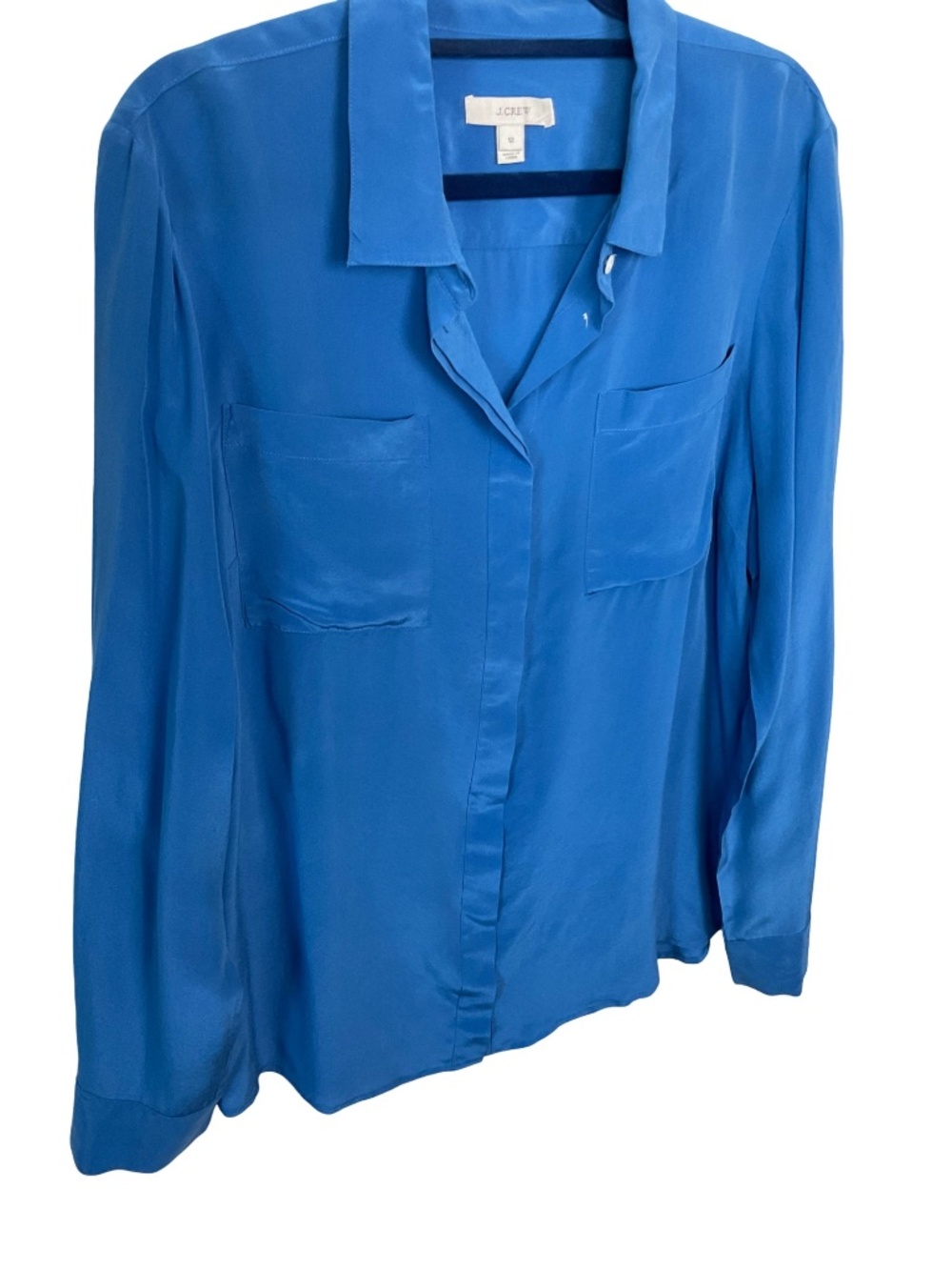 J. Crew Classic-Fit Silk Shirt - Picture 3 of 6
